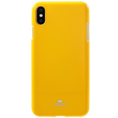 Apple iPhone Xs Max Mercury geltonas  kieto silikono TPU dėklas - nugarėlė / Priedai.lt