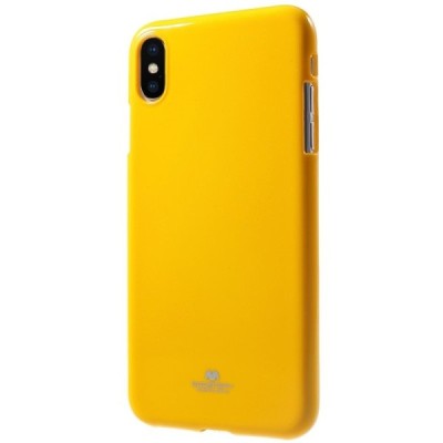 Apple iPhone Xs Max Mercury geltonas  kieto silikono TPU dėklas - nugarėlė / Priedai.lt