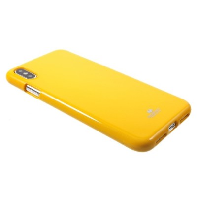 Apple iPhone Xs Max Mercury geltonas  kieto silikono TPU dėklas - nugarėlė / Priedai.lt