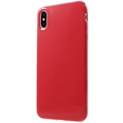 Apple iPhone Xs Max kieto silikono TPU raudonas dėklas - nugarėlė / Priedai.lt
