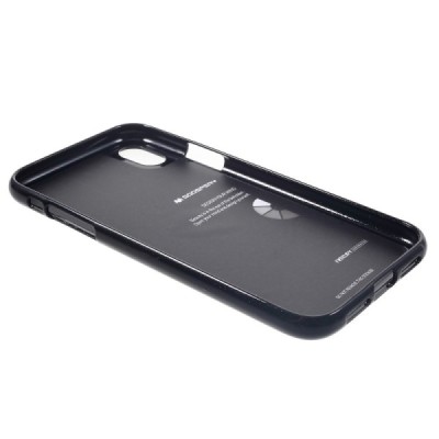 Apple iPhone Xr Mercury juodas kieto silikono TPU dėklas - nugarėlė / Priedai.lt