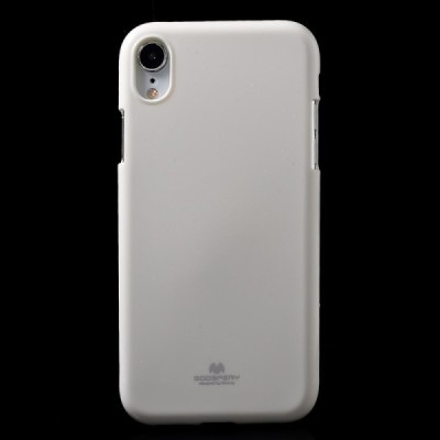 Apple iPhone Xr Mercury baltas kieto silikono TPU dėklas - nugarėlė / Priedai.lt