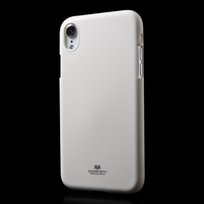 Apple iPhone Xr Mercury baltas kieto silikono TPU dėklas - nugarėlė / Priedai.lt