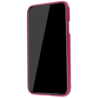 Apple iPhone Xr Mercury tamsiai rožinis kieto silikono TPU dėklas - nugarėlė / Priedai.lt