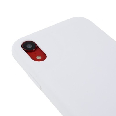 Apple iPhone Xr Shell kieto silikono TPU baltas dėklas - nugarėlė | Priedai.lt