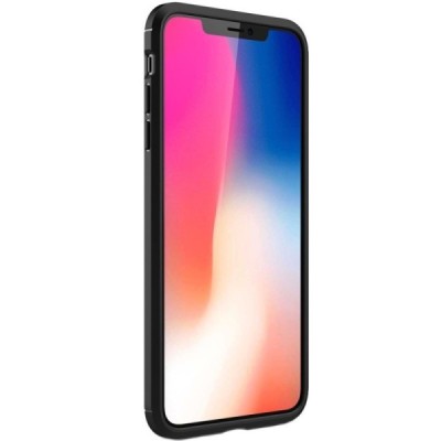 Apple iPhone Xs Max kieto silikono TPU juodas dėklas - nugarėlė / Priedai.lt