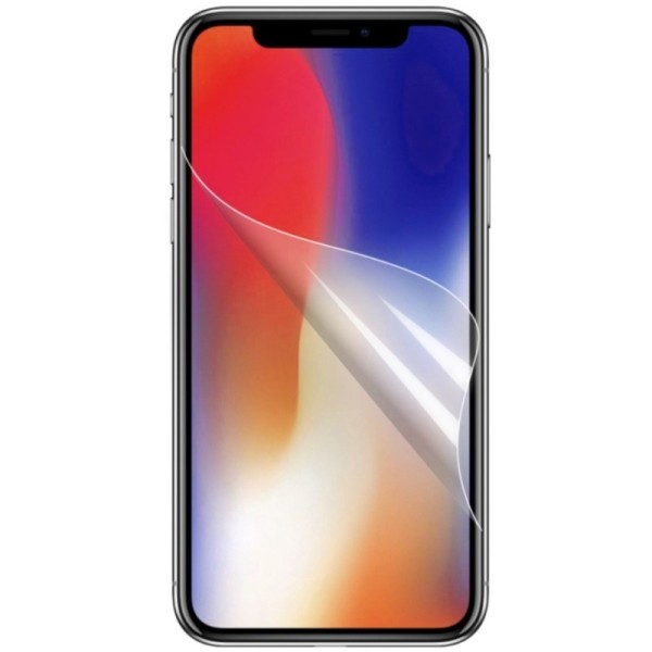 „ISME“ apsauginė ekrano plėvelė (pilnai dengianti) - skaidri (iPhone Xr / 11)