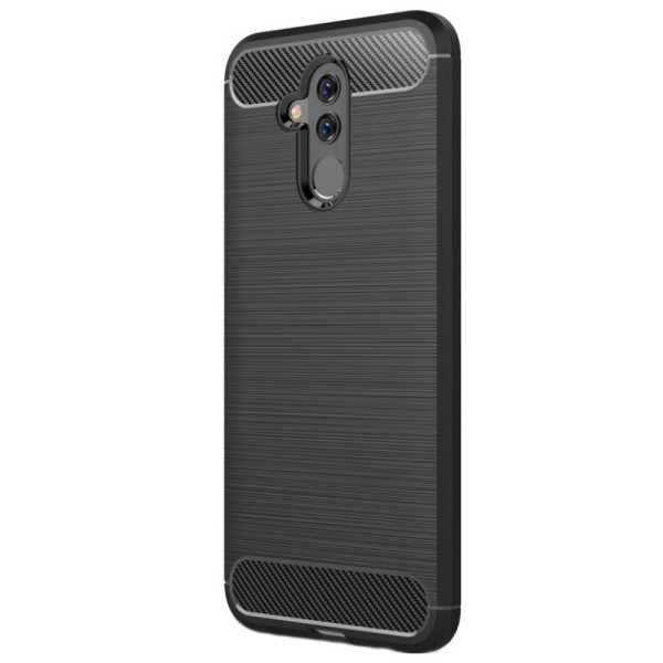 „Carbon“ kieto silikono (TPU) dėklas - juodas (Mate 20 Lite)
