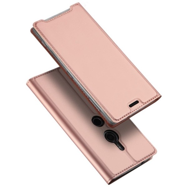 „Dux Ducis“ Skin atverčiamas dėklas - rožinis (Xperia XZ3)