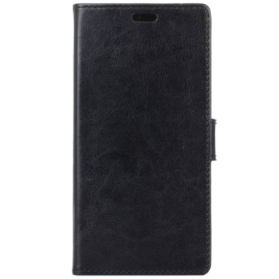 Samsung Galaxy Note 8 (N950F) atverčiamas juodas odinis dėklas - piniginė / Priedai.lt