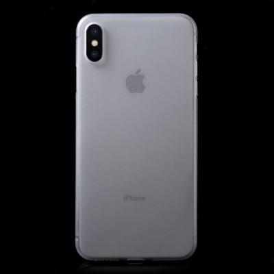 Ploniausias pasaulyje plastikinis Apple iPhone Xs Max baltas dėklas - nugarėlė / Priedai.lt