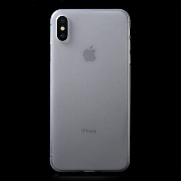 Ploniausias plastikinis dėklas - baltas (iPhone Xs Max)
