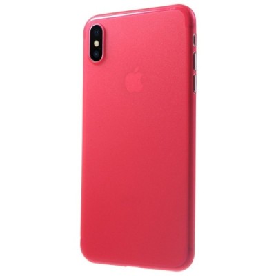 Ploniausias pasaulyje plastikinis Apple iPhone Xs Max raudonas dėklas - nugarėlė / Priedai.lt