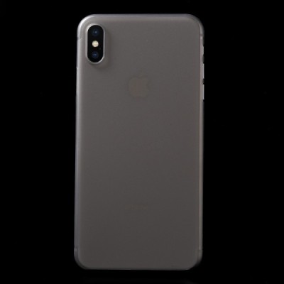 Ploniausias pasaulyje plastikinis Apple iPhone Xs Max pilkas dėklas - nugarėlė / Priedai.lt
