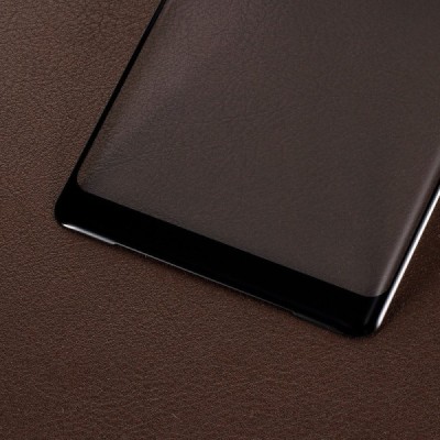 Sony Xperia XZ3 „Mocolo“ 9H Tempered Glass sustiprintos apsaugos juodas pilnai dengiantis apsauginis ekrano stiklas 0,26 mm / Pr