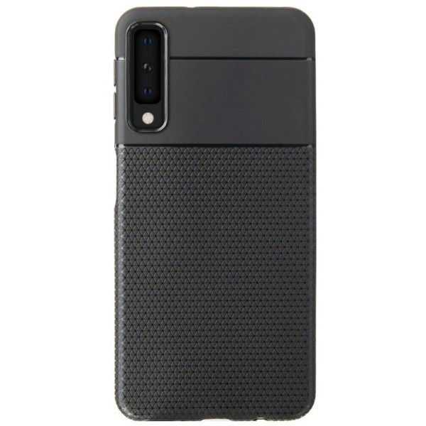 „Pattern“ kieto silikono (TPU) dėklas - juodas (Galaxy A7 2018)