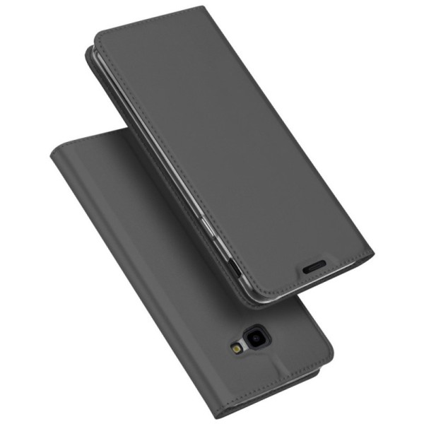 „Dux Ducis“ Skin atverčiamas dėklas - juodas (Galaxy J4+)