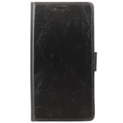 Samsung Galaxy J4+ atverčiamas juodas odinis dėklas - piniginė / Priedai.lt