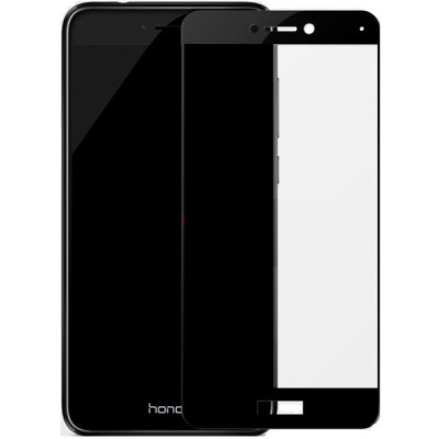 Huawei P9 Lite 2017 (Huawei P8 Lite 2017) „Mocolo“ 9H Tempered Glass sustiprintos apsaugos juodas pilnai dengiantis apsauginis e