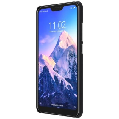Xiaomi Redmi 6 Pro (Mi A2 Lite) Nillkin Frosted Shield juodas plastikinis dėklas / Priedai.lt