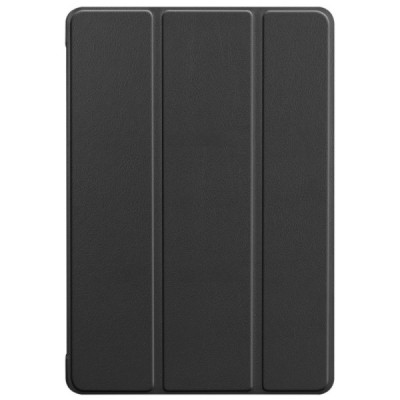Huawei MediaPad T5 10 atverčiamas juodas odinis dėklas - knygutė / Priedai.lt