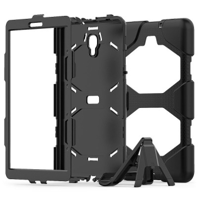 Samsung Galaxy Tab A 10.5 2018 (T590, T595) sustiprintos apsaugos dėklas - juodas - nugarėlė / Priedai.lt