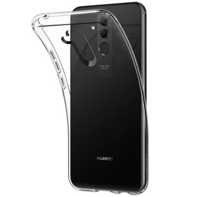 Huawei Mate 20 Lite kieto silikono TPU skaidrus dėklas - nugarėlė / Priedai.lt