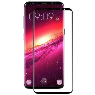 Samsung Galaxy S9+ (G965) „Mocolo“ 9H Tempered Glass sustiprintos apsaugos juodas pilnai dengiantis apsauginis ekrano stiklas 0,