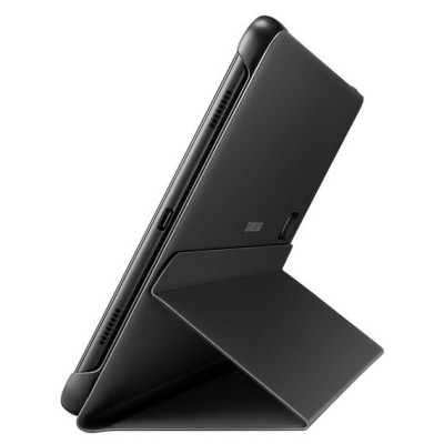 Originalus Samsung Galaxy Tab A 10.5 2018 (T590, T595) Book Cover EF-BT590PBEGWW atverčiamas juodas odinis dėklas / Priedai.lt