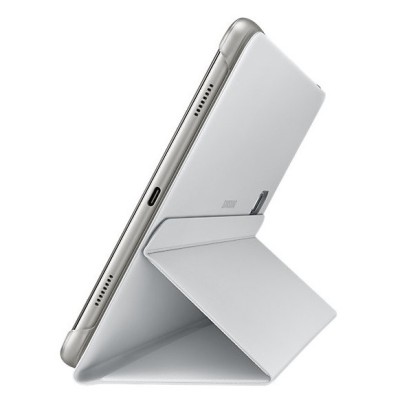Originalus Samsung Galaxy Tab A 10.5 2018 (T590, T595) Book Cover EF-BT590PJEGWW atverčiamas pilkas odinis dėklas / Priedai.lt