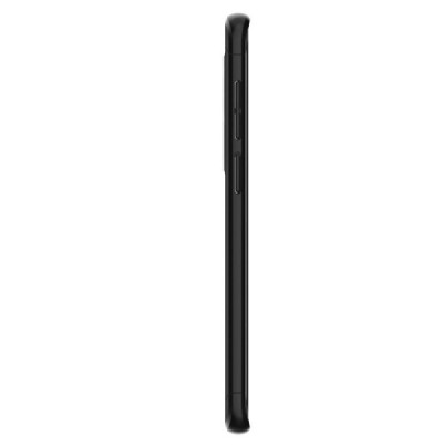 „Spigen“ Thin Fit 360 plastikinis Samsung Galaxy S9 (G960) juodas dėklas - nugarėlė + apsauginis ekrano stiklas / Priedai.lt