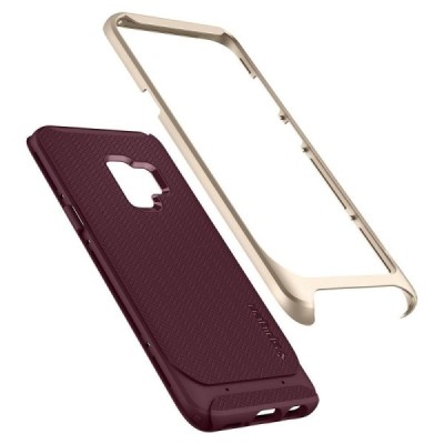 „Spigen“ Neo Hybrid sustiprintos apsaugos Samsung Galaxy S9 (G960) bordo kieto silikono (TPU) ir plastiko dėklas / Priedai.lt
