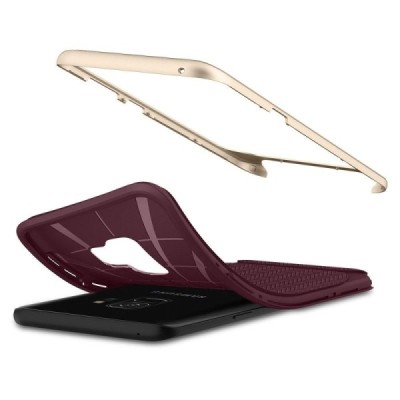 „Spigen“ Neo Hybrid sustiprintos apsaugos Samsung Galaxy S9 (G960) bordo kieto silikono (TPU) ir plastiko dėklas / Priedai.lt