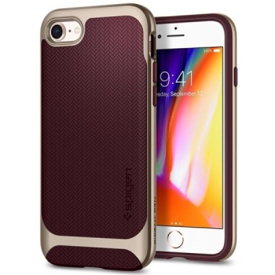 „Spigen“ Neo Hybrid Herringbone sustiprintos apsaugos Apple iPhone 7 (iPhone 8) bordo kieto silikono (TPU) ir plastiko dėklas / 