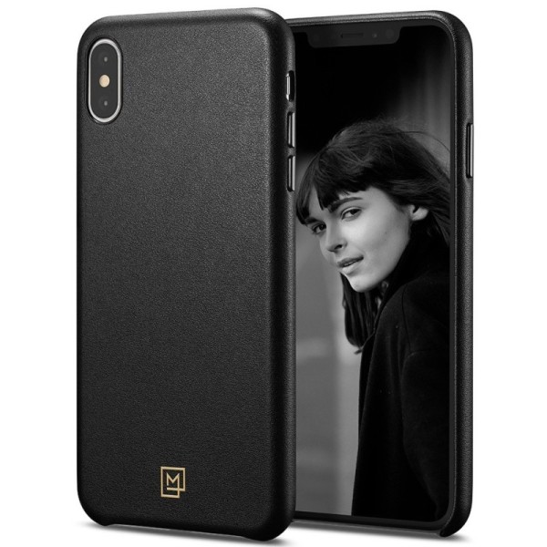 „Spigen“ La Manon Calin dėklas - juodas (iPhone X / Xs)