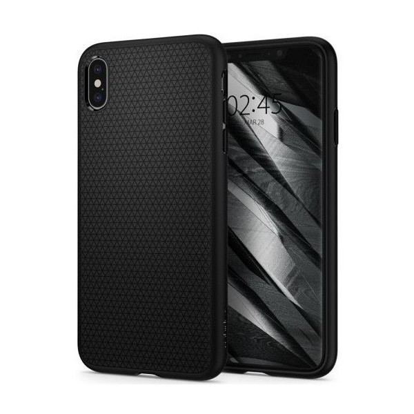 „Spigen“ Liquid Air dėklas - juodas (iPhone Xs Max)