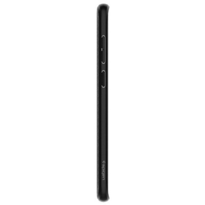 „Spigen“ Liquid Air Samsung Galaxy S9+ (G965) juodas kieto silikono dėklas / Priedai.lt