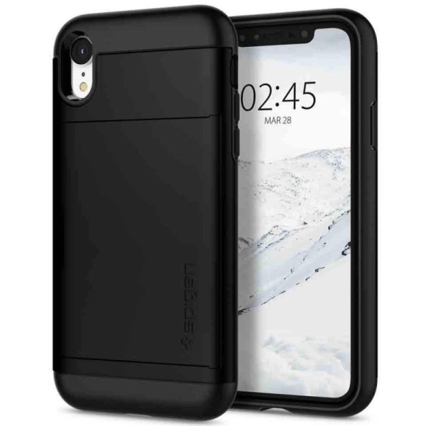 „Spigen“ Slim Armor CS dėklas - juodas (iPhone Xr)