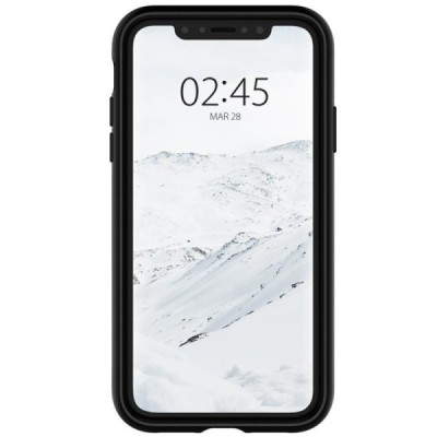 „Spigen“ Slim Armor CS Apple iPhone Xr juodas kieto silikono dėklas / Priedai.lt