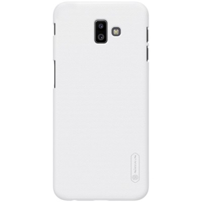Samsung Galaxy J6+ 2018 (J10) Nillkin Frosted Shield baltas plastikinis dėklas / Priedai.lt