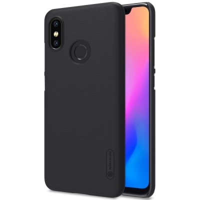 Xiaomi Mi 8 Nillkin Frosted Shield juodas plastikinis dėklas / Priedai.lt