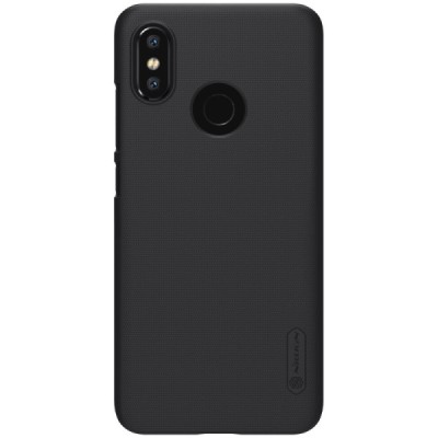 Xiaomi Mi 8 Nillkin Frosted Shield juodas plastikinis dėklas / Priedai.lt