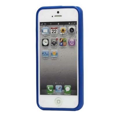 „Mercury“ Color kieto silikono (TPU) mėlynas Apple iPhone SE (5, 5s) dėklas (dėkliukas) / Priedai.lt