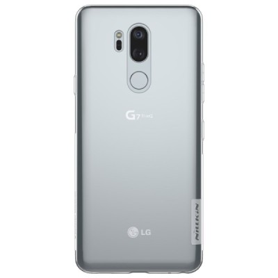 LG G7 ThinQ Nillkin Nature plonas skaidrus (permatomas) silikoninis TPU bespalvis dėklas / Priedai.lt