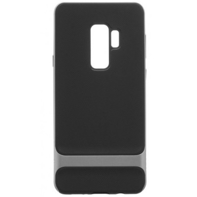 „Rock“ Royce sustiprintos apsaugos Samsung Galaxy S9 (G960) juodas pilkos spalvos apvadais kieto silikono (TPU) ir plastiko dėkl