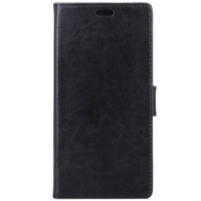 Samsung Galaxy A9 2018 (A9 Star Pro) atverčiamas juodas odinis dėklas, knygutė - piniginė / Priedai.lt