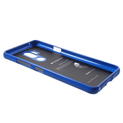 LG G7 ThinQ tamsiai mėlynas Mercury kieto silikono (TPU) dėklas / Priedai.lt