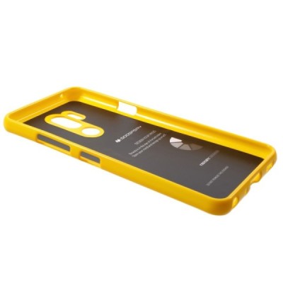 LG G7 ThinQ geltonas Mercury kieto silikono (TPU) dėklas / Priedai.lt