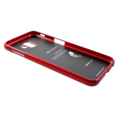 Samsung Galaxy J6+ 2018 (J610) Mercury raudonas kieto silikono tpu dėklas - nugarėlė / Priedai.lt