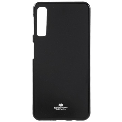 Samsung Galaxy A7 2018 (A750) Mercury juodas kieto silikono (TPU) dėklas / Priedai.lt